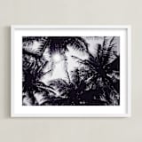 "Flare and Shade" - Art Print in Black & White by Alaric Yanos - Framed