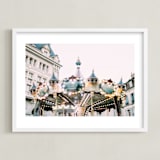 "Still Spinning" - Art Print in Ivory by Katie Doherty - Framed