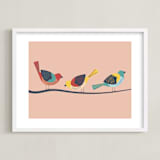 "Out on a Limb" - Art Print in Sunset by Wild Lily Designs - Framed