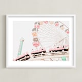 "Park Play In Sorbet" - Art Print in Rainbow Sherbert by Shannon Howard - Framed