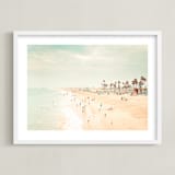 "Endless Summer" - Art Print in Sand by Shawna Urban - Framed