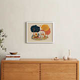 "Disney's Pooh Goes Camping" - Personalized Art Print in Honey by Morgan Ramberg - In a Room