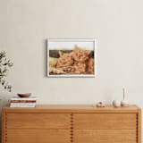 "Custom Pet Portrait - Landscape" - Custom Print in White by Minted - In a Room