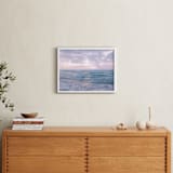 "Moody Atlantic" - Art Print in Lavender Sunrise by Kate Ross - In a Room