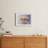 "Hazy Daisy" - Art Print in Lavender Violet by Aralyn Griesbach - In a Room