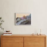 "Sunrise Pastels" - Art Print in Cream by Jenna Holcomb - In a Room