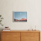 "Arizona Sky" - Art Print in Sedona Red by Tania Medeiros - In a Room