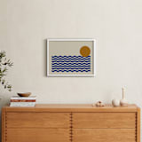 "Serene Coastline" - Art Print in Ocean by Beth Vassalo - In a Room