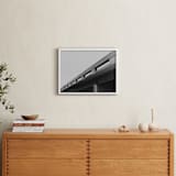 "Bridge Lines" - Art Print in Concrete by Brianne Larsen - In a Room