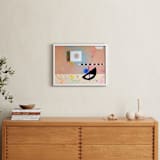 "METHOD IN THE MADNESS" - Art Print in Peach by Keren Toledano - In a Room