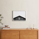 "Barn Betty" - Art Print in Barn Black by K.Short - In a Room
