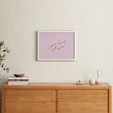 "obligation" - Art Print in Cotton Candy by Marabou Design - In a Room