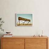 "Look to the Stars" - Art Print in Light Aqua by Shawna Urban - In a Room