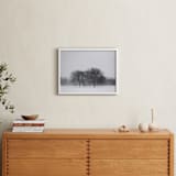 "Seeing Snow" - Art Print in Flurry by E Melko - In a Room