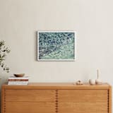 "Crystallize" - Art Print in Aqua by Whitley Williams - In a Room