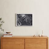 "Tropical Tori" - Art Print in Tropical Gray by K.Short - In a Room