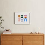 "Color Form" - Art Print in Pacific Blue by Ampersand Design Studio - In a Room