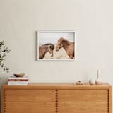 "BFF" - Art Print in Tan Brown by Irene Suchocki - In a Room