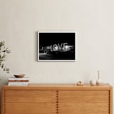 "Lovelight" - Art Print in Black and White by AMANDA LOMAX - In a Room