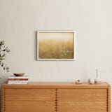 "Golden Meadow" - Art Print in yellow by Julia Preminger - In a Room