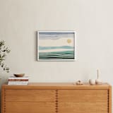 "Horizon 1" - Art Print in Aqua by Tatjana Koraksic - In a Room