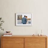 "The Big Picture: Valentine's Framed Photo" - Framed Photo in White by Minted - In a Room