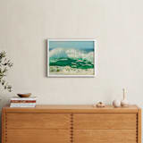 "The Wave I" - Art Print in Ocean Green by Debra Butler - In a Room