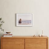 "Malibu View No. 2" - Art Print in coastal blush by Kamala Nahas - In a Room