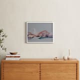 "Across The Lake |" - Art Print in Dove Grey by Synnöve Seidman - In a Room