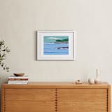 "Pebble Beach" - Art Print in Seaside by Lindsay Megahed - In a Room