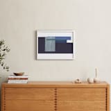 "Waves Crashing" - Art Print in Navy by Marissa Hodges - In a Room