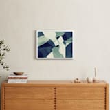 "Blues Night" - Art Print in blue by Carmen Guedez - In a Room