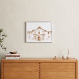 "The Alamo" - Art Print in Rust by Paul Berthelot - In a Room