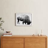 "Living Remnants of the Not-So-Distant Past" - Art Print in Black and White by Shannon Dunlap - In a Room