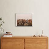 "Oak Leaves and Snowflakes" - Art Print in Autumn Oak by ALICIA BOCK - In a Room