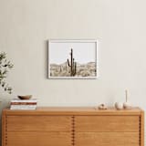 "Cacti V" - Art Print in Dust by Lisa Assenmacher - In a Room