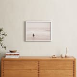 "Tranquil Surf" - Art Print in Blush by Shannon Howard - In a Room