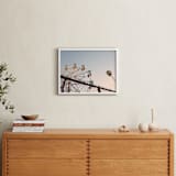 "LA Sky" - Art Print in Sky Blue by Kitty Seeber - In a Room