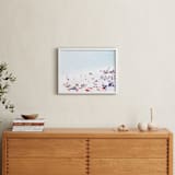 "Bright Beach" - Art Print in vibrant sun by Baumbirdy - In a Room