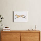 "Swift Fox" - Art Print in fox orange by Natalie Groves - In a Room
