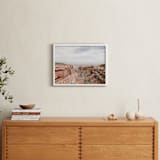 "Desert Horizon" - Art Print in Sand by Jamie Lollback - In a Room