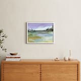 "Lavender Sky" - Art Print in Lavender by Sonal Nathwani - In a Room