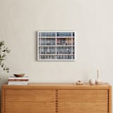 "Urban Palette - Smoky Eyes" - Art Print in Blue Grey by lulu and isabelle - In a Room