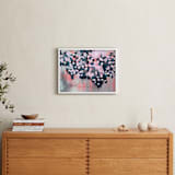 "Mapped" - Art Print in Teal by Denise Wong - In a Room