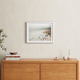 "Seaside Contrast" - Art Print in Seafoam Green by Emmy Hagen - In a Room