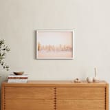 "Finnish Forest" - Art Print in Sunset by Shannon Kirsten - In a Room