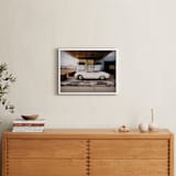 "Time stood still" - Art Print in Stucco White by Maja Cunningham - In a Room