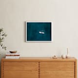 "Waiting on Waves" - Art Print in Dark Teal by Jessica Rice - In a Room