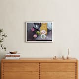 "Kitchen Still Life" - Art Print in Charcoal by Caitlin Winner - In a Room