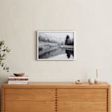 "Winter's Breath" - Art Print in White by Eva Marion - In a Room